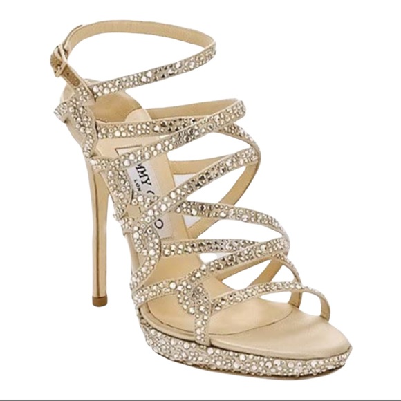 Jimmy Choo Shoes - Jimmy Choo Dart Crystal Sandals
